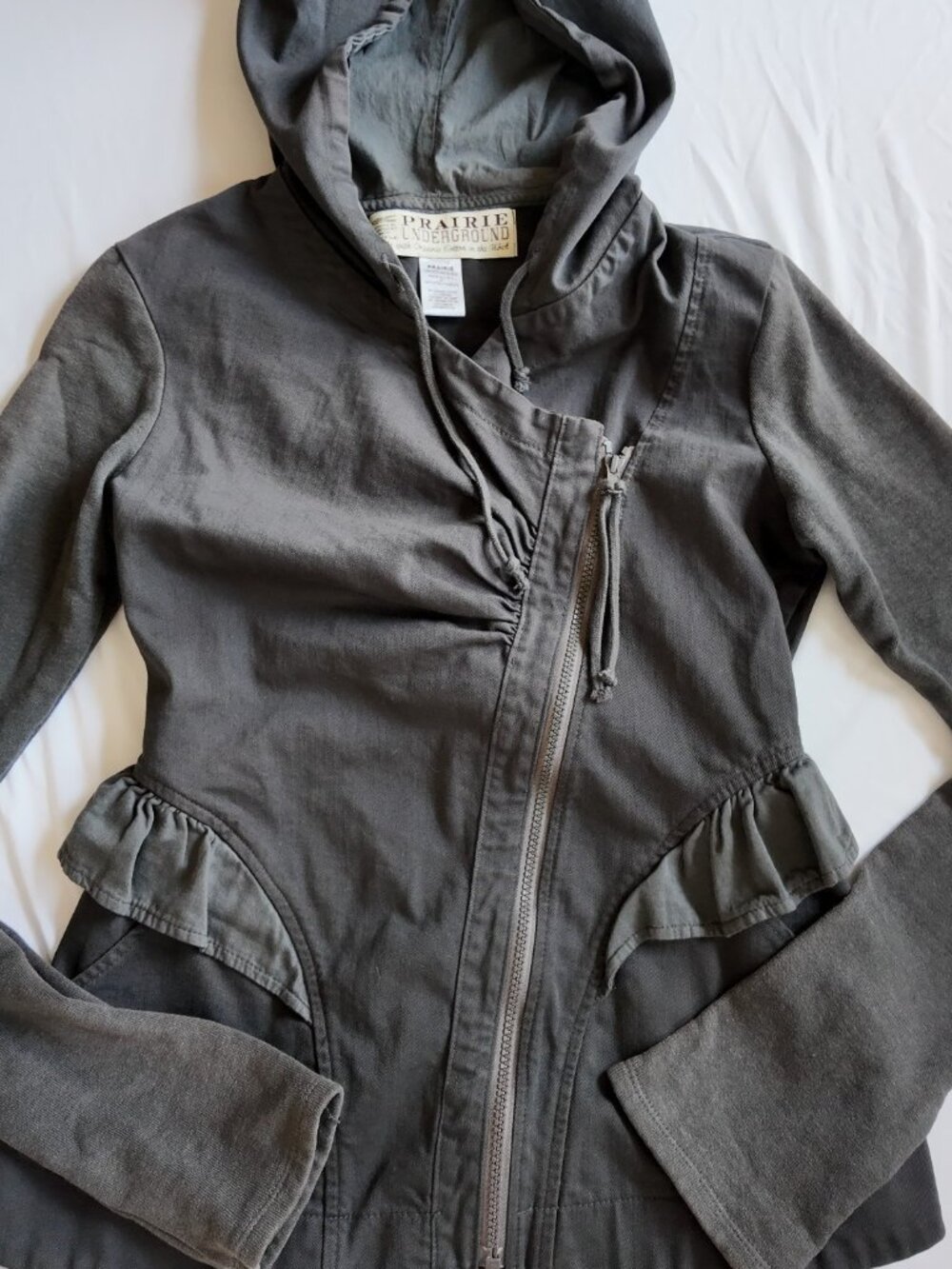 Prairie Underground Jacket Asymmetric Y2K Gorpcore Organic Cotton Size M
